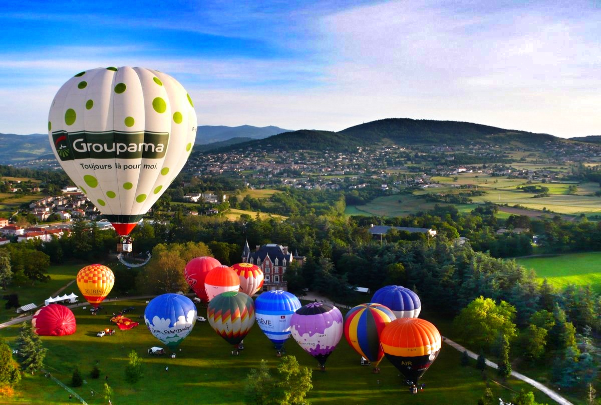 découverte de l'Ardèche en montgolfière
